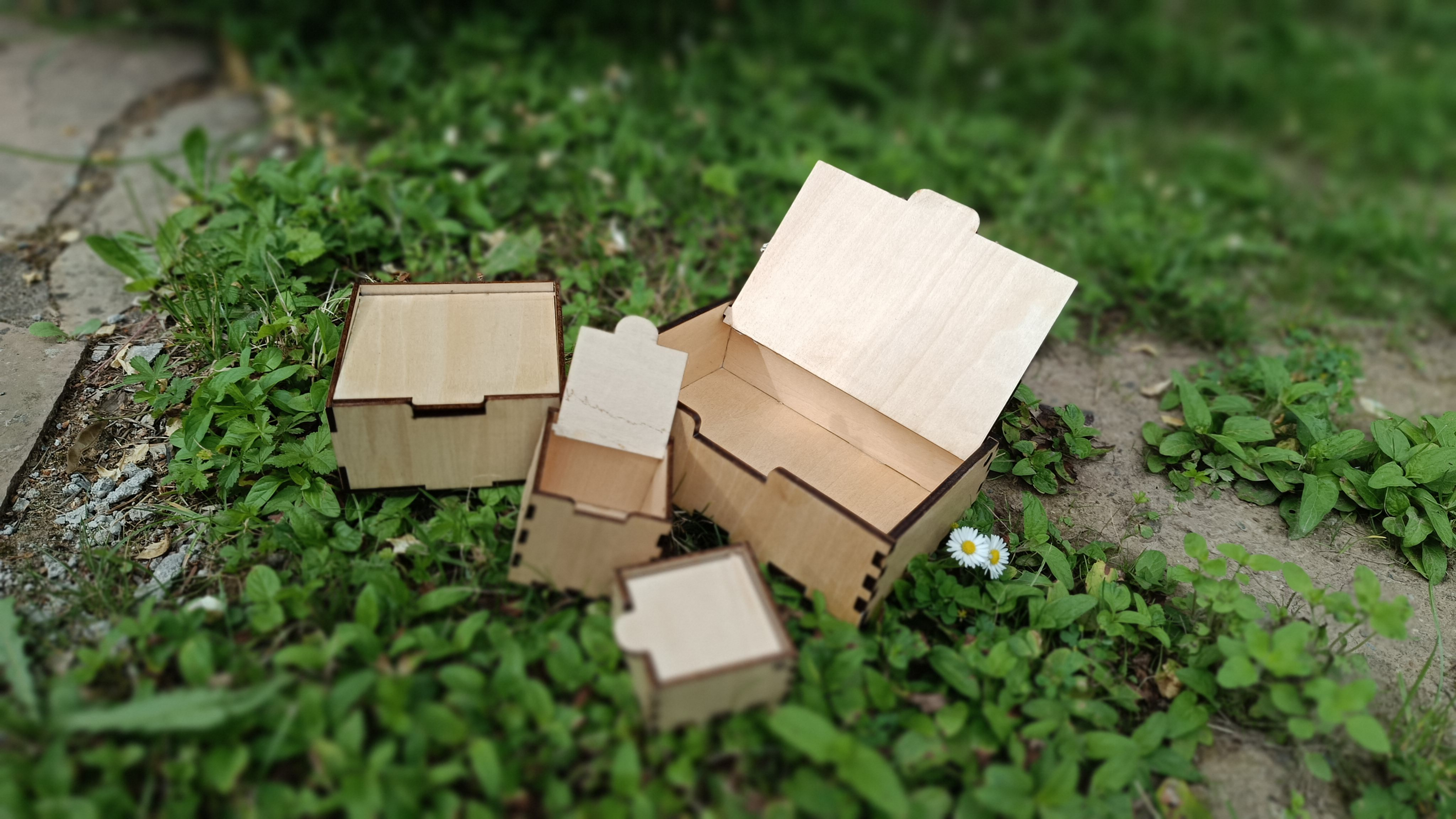 Teebox mit Lasergravur